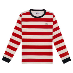 TSR Long Sleeve T-Shirt in Red/White - Vintage Inspired Design
