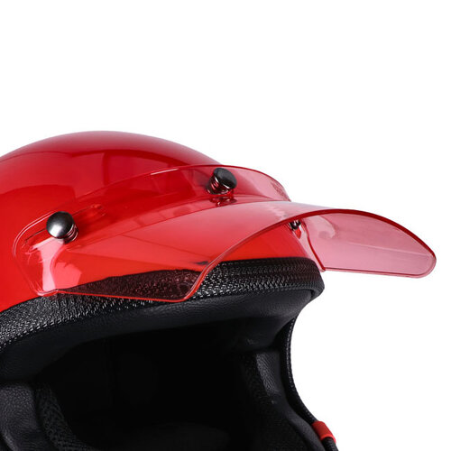 Roeg Sonny Peak in rosso fiammante per il casco Roeg Peruna