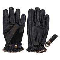 Loud Ride Gloves Black - Full Grain Cowhide, CE Approved