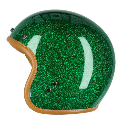 13½ Skull Bucket Helmet Lucky Clover met ECE 22.06-certificering.