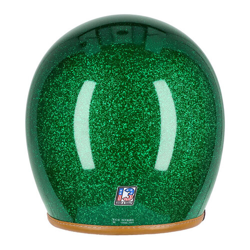 13½ Skull Bucket Helmet Lucky Clover met ECE 22.06-certificering.