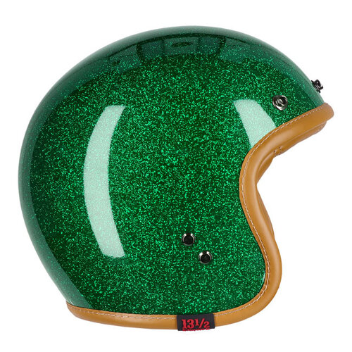 13½ Skull Bucket Helmet Lucky Clover with ECE 22.06 Certification