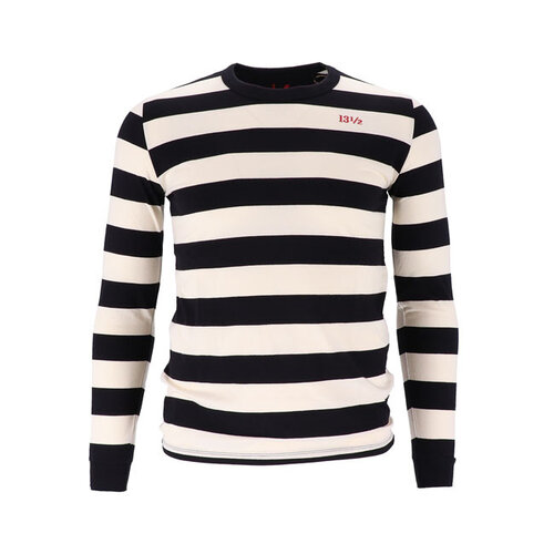 13½ Long Sleeve T-Shirt Wit/Zwart