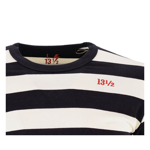 13½ Camiseta de manga larga Behind Bars en blanco/negro