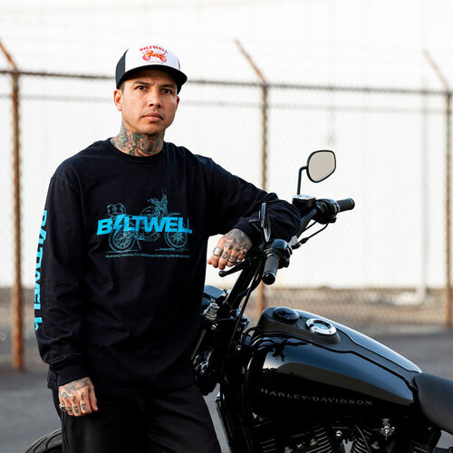 Biltwell Tiger Trucker Cap Schwarz/Weiß