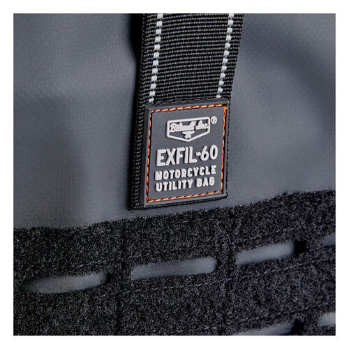 Biltwell Borsa Exfil-60 2.0 Nera - Capacità di 60 Lattine, Design Robusto, Montaggio Universale