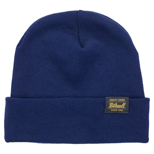 Biltwell Goods Beanie Navy - 97% Poliestere Riciclato, Design Classico