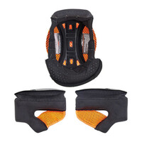 Gringo / S / SV 22.06 Helmvoering met Wangenpads - Contrast Ruit Stitch Detail