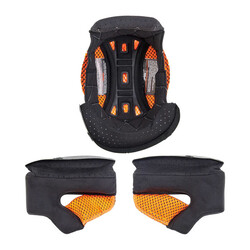 Doublure de Casque Gringo / S / SV 22.06 avec Coussinets - Détails de Couture en Diamant Contrasté