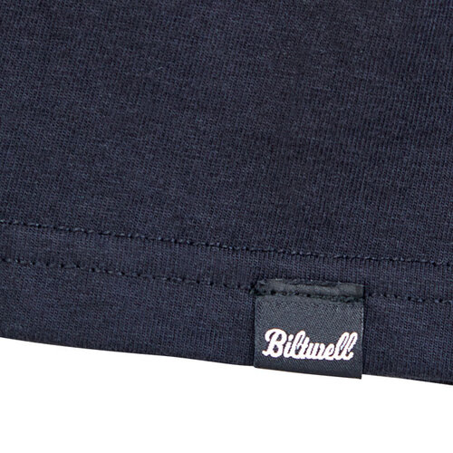 Biltwell T-Shirt a Maniche Lunghe ADVXL Nera - 100% Cotone Prelavato, Vestibilità Regolare Durevole