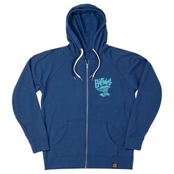 Anvil Zip Hoodie Blu