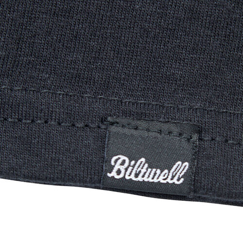 Biltwell T-Shirt Evolution Noir - 100% Coton Précuit, Coupe Classique