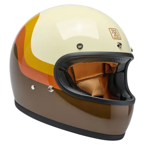Biltwell Gringo Helmet 20th Anniversary - ECE R22.06 & DOT Certified, Lightweight ABS Shell