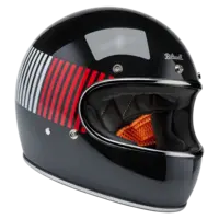 Casco Gringo RWB Raceflow Nero - Certificato ECE R22.06 & DOT, Guscio ABS Leggero