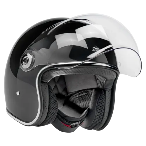 Biltwell Casco Abierto Tahoe Negro Brillante
