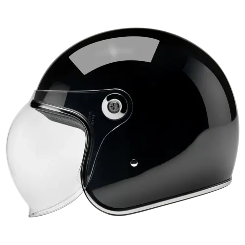 Biltwell Casco Aperto Tahoe Nero Lucido