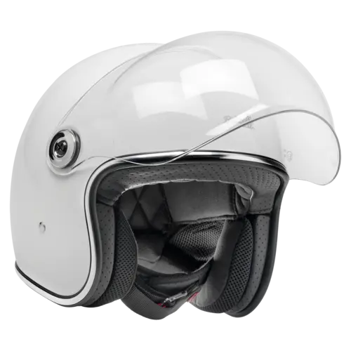 Biltwell Casque Ouvert Tahoe Blanc Brillant