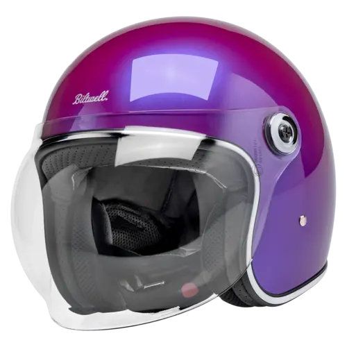 Biltwell Casco Open-Face Tahoe Metallic Grape di Biltwell