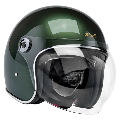 Biltwell Casque Jet Tahoe Metallic Sierra Green