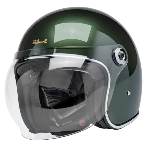 Biltwell Casco Aperto Tahoe Metallic Sierra Green