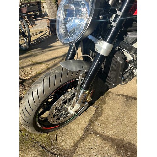 Raw Metal Racers Parafango anteriore per conversione forcella MV Brutale, Dragster, F3 2012-2016 | Plastica ABS