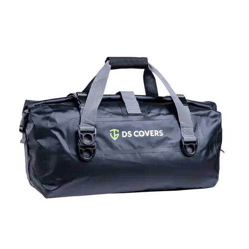 DS Covers Sacoche de voyage DS Covers 30L / 60L – Sacoche de voyage étanche pour moto, idéale pour les voyages et les escapades de week-end