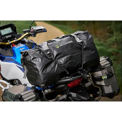 DS Covers Bolsa de equipaje DS Covers de 30L / 60L – Bolsa de equipaje impermeable para motocicleta, ideal para viajes y escapadas de fin de semana.