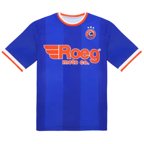 Roeg Roeg Peruna LE voetbalshirt blauw/oranje