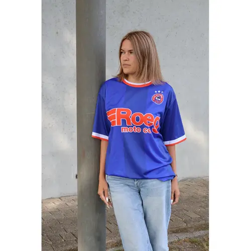 Roeg Roeg Peruna LE football jersey blue/orange