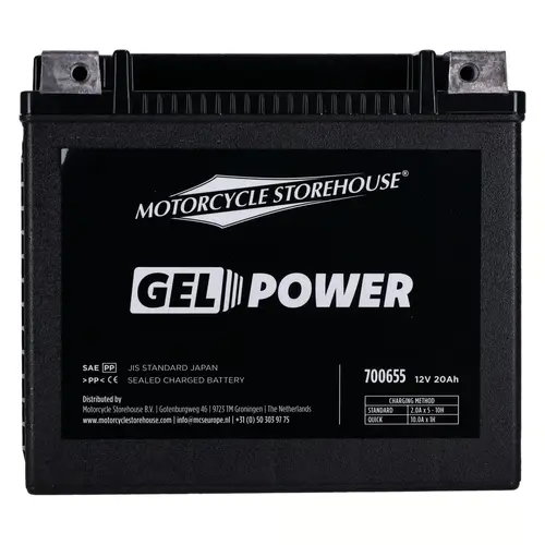 Batterie GEL scellée Nano Series. 12 V, 20 Ah, 360 CCA