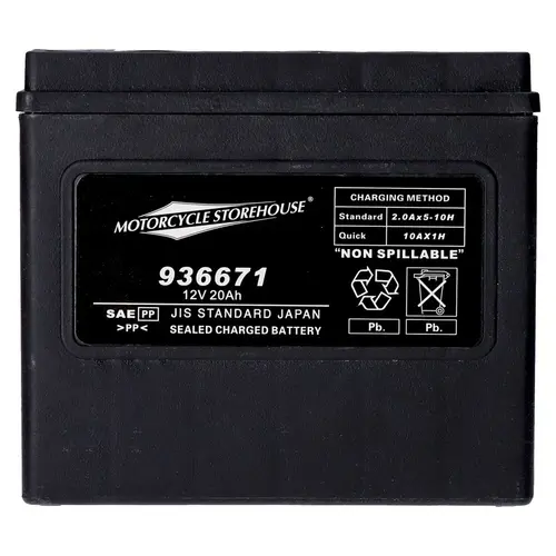 Serie estándar - Batería sellada AGM. 12 V, 20 Ah. 320 CCA.