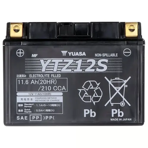 Yuasa YTZ12S wartungsfreie Batterie