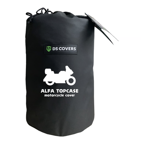 DS Covers Copertura per targa da esterno Alfa per moto con custodia - (scegli la taglia)