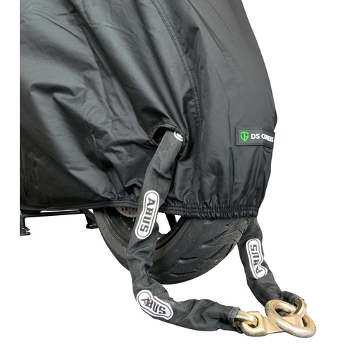 DS Covers Copertura per targa da esterno Alfa per moto con custodia - (scegli la taglia)
