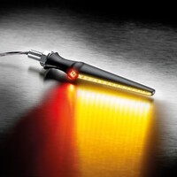 Jetstream DF LED Indicador Luminoso Secuencial 3 en 1 - Trasero Negro