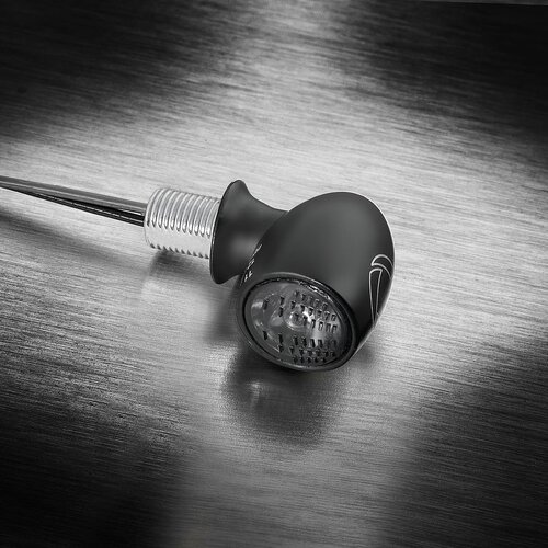 Kellermann Atto RB Dark vm LED Mini Indicator with Strongly Tinted Lens | Black