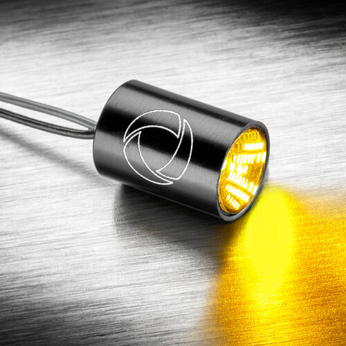 Kellermann Atto Integrale LED Mini Knipperlicht Sterk Getint | Zwart