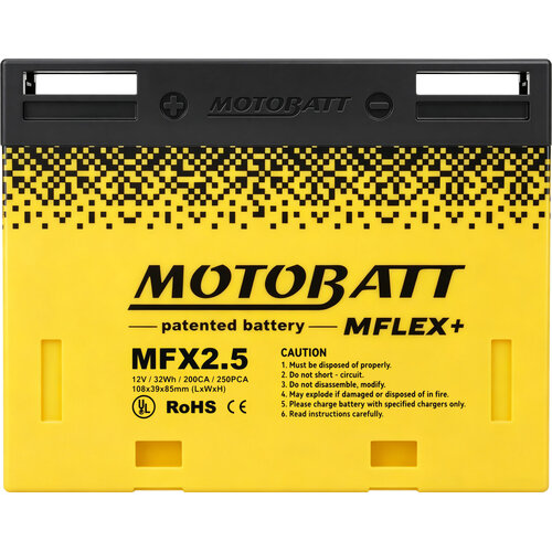 Ultrabatt Batería de litio MFLEX+ MFX2.5 con potencia de arranque de 200 CA / 250 PCA.