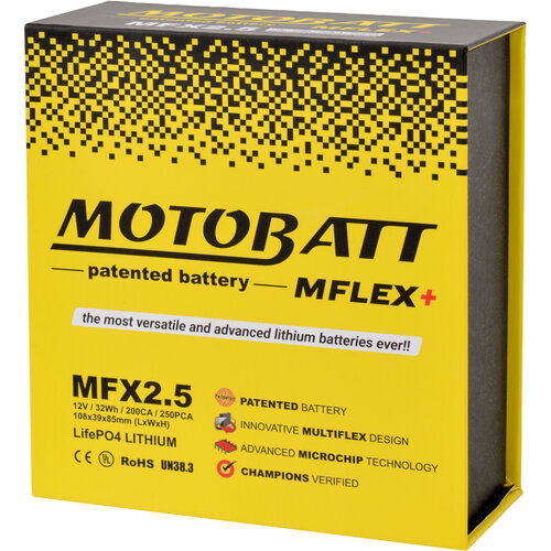 Ultrabatt MFLEX+ MFX2.5 Lithium Accu 200 CA / 250 PCA startvermogen