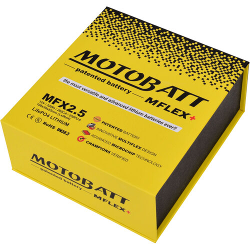 Ultrabatt MFLEX+ MFX2.5 Lithium-Batterie 200 CA / 250 PCA Startleistung