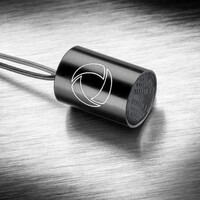 Atto RB Dark Integral LED Mini Indicator with Strongly Tinted Glass | Black