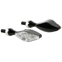 Storm LED Blinker 12V Schwarz, E-geprüft - Paar