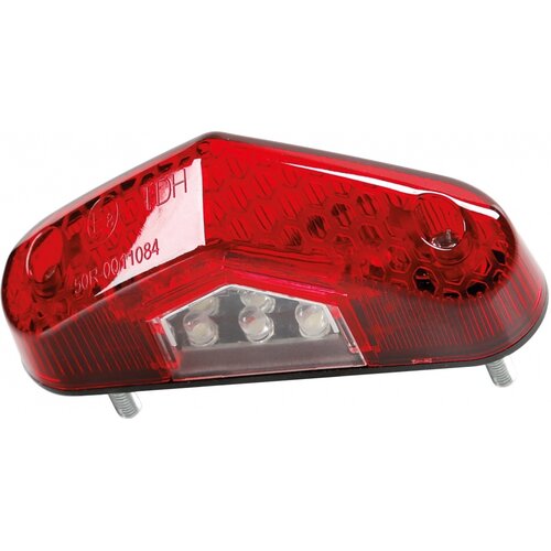 Lampa Fanale Posteriore Nova 9-LED 12V con Luce Stop e Luce Targa, Omologato E