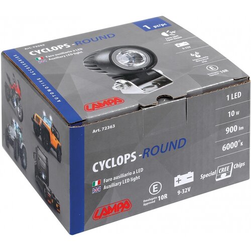Lampa Cyclops LED Zusatzscheinwerfer 12/24V, 10W, 900 Lumen, IP68