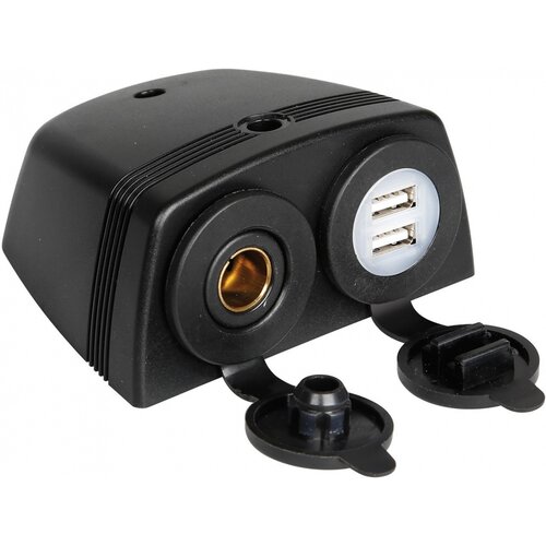 Lampa Alloggiamento Doppio a Parete per Prese e Porte USB Lampa EXT