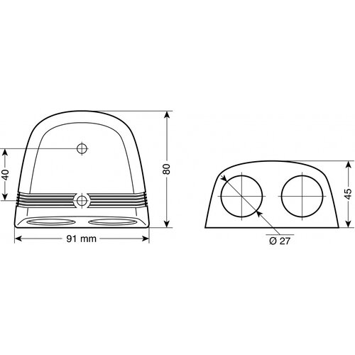 Lampa Alloggiamento Doppio a Parete per Prese e Porte USB Lampa EXT