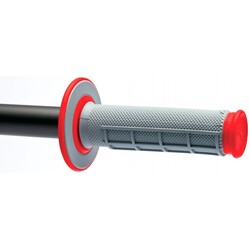Poignées Tapered Dual Compound Gris/Rouge