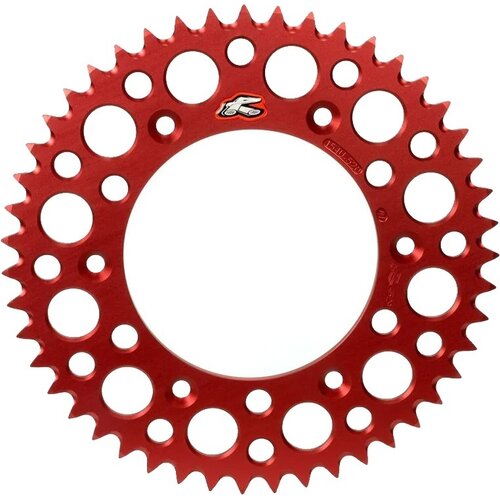 Rear Sprocket 520 (154U) Ultralight Grooved Red - 48-49T