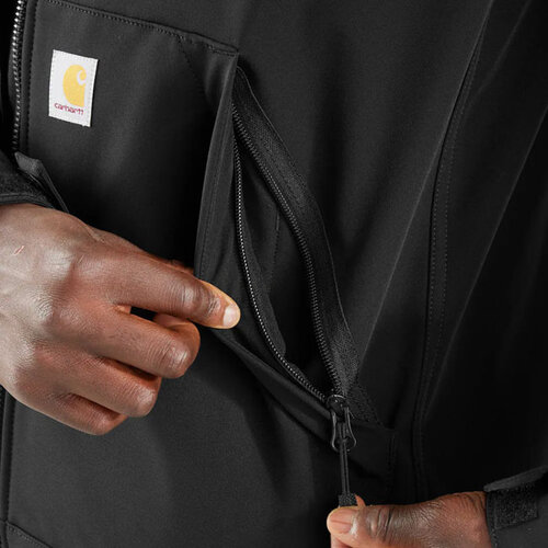 Carhartt Relaxed Fit Softshell Jacket Black