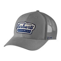 Twill Mesh-back Script Cap Steel